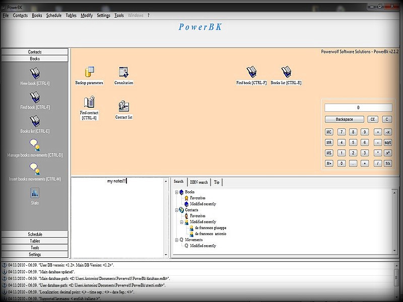 PowerBK Book Organizer Software 4.2.8 screenshot