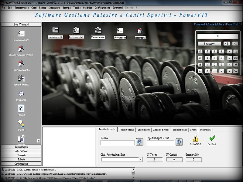 PowerFIT Software Gestione Palestre screenshot