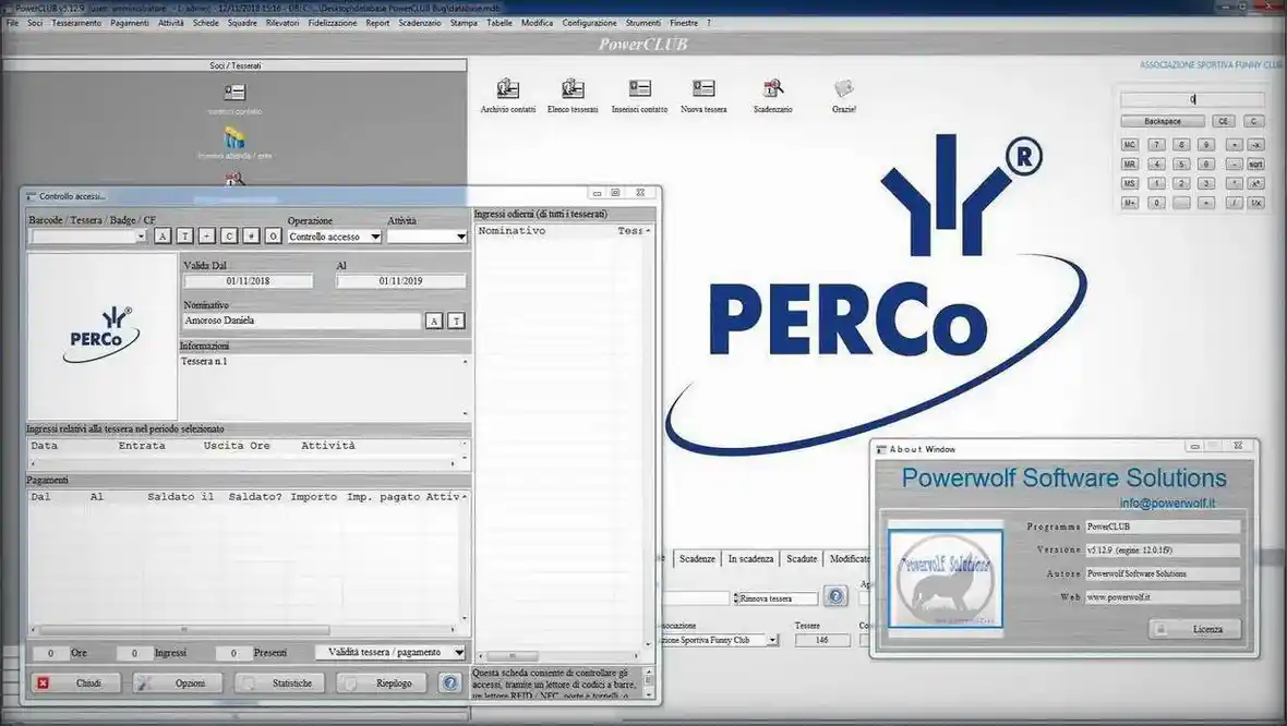 Software per il controllo degli accessi